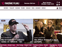 Tablet Screenshot of fandimefilmu.cz